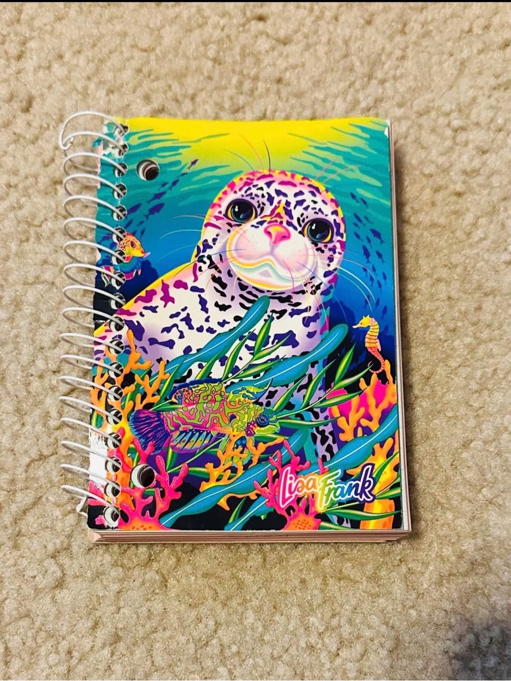 Lisa Frank Big Little Seal Spiral Notebook